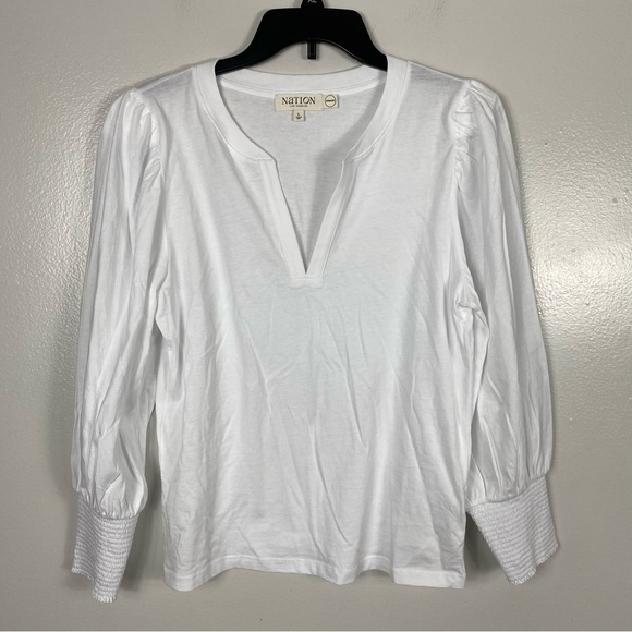 Flora Peasant Tee organic cotton Nation Los Angeles Peru - Picture 2 of 8